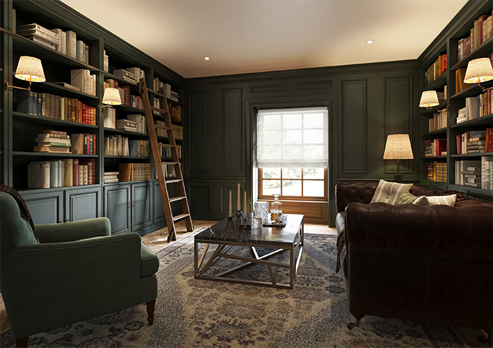 Kalahari Voile, Ghost White - Roman Blind - Image 6